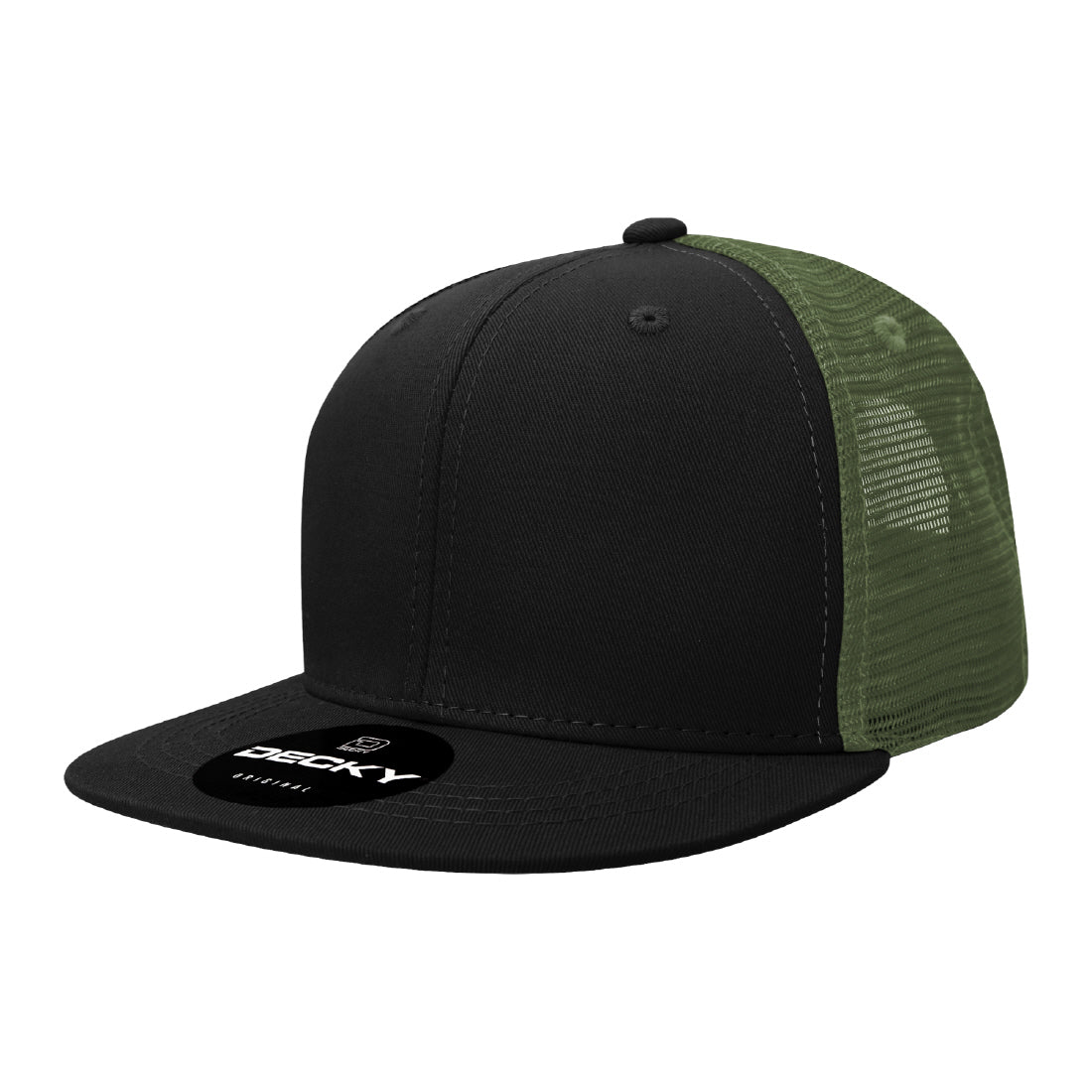 1052-6 Panel High Profile Structured Acrylic/Polyester Trucker - 100 PCS