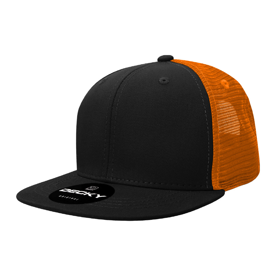 1052-6 Panel High Profile Structured Acrylic/Polyester Trucker - 100 PCS