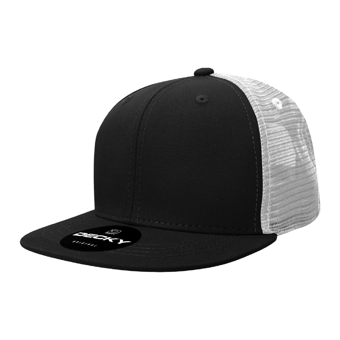 1052-6 Panel High Profile Structured Acrylic/Polyester Trucker - 100 PCS