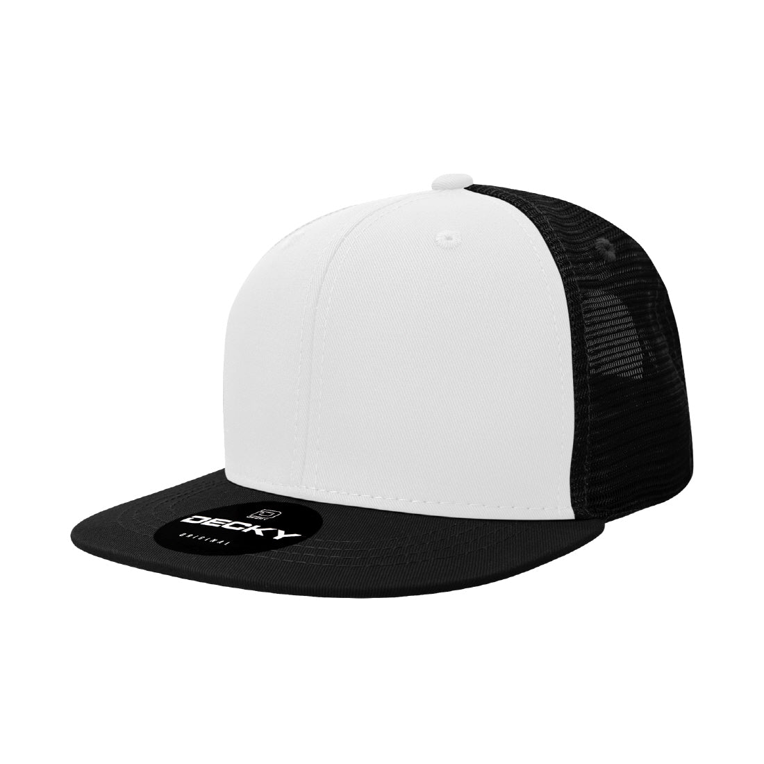 1052-6 Panel High Profile Structured Acrylic/Polyester Trucker - 100 PCS