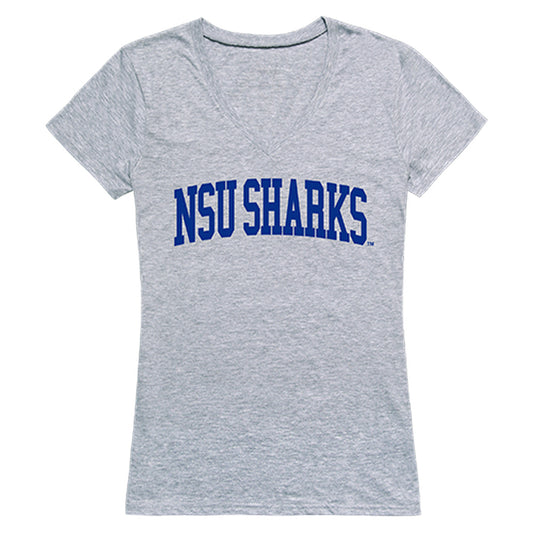 NSU Nova Southeastern University Sharks Womens Game Day Tee T-Shirt