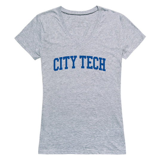 NY City Tech Yellow Jackets Womens Game Day Tee T-Shirt