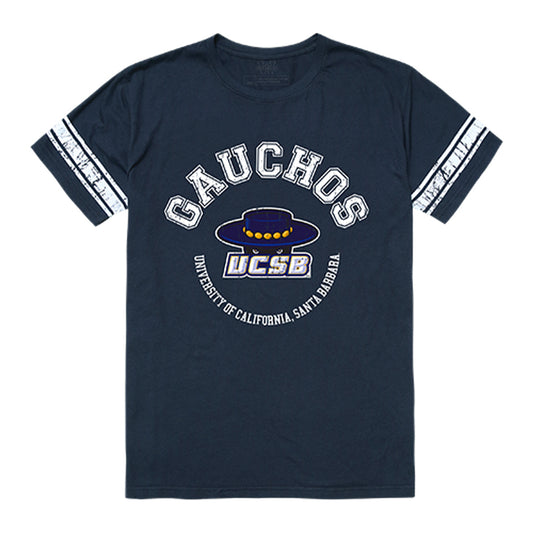 UCSB University of California Santa Barbara Gauchos Football Tee T-Shirt