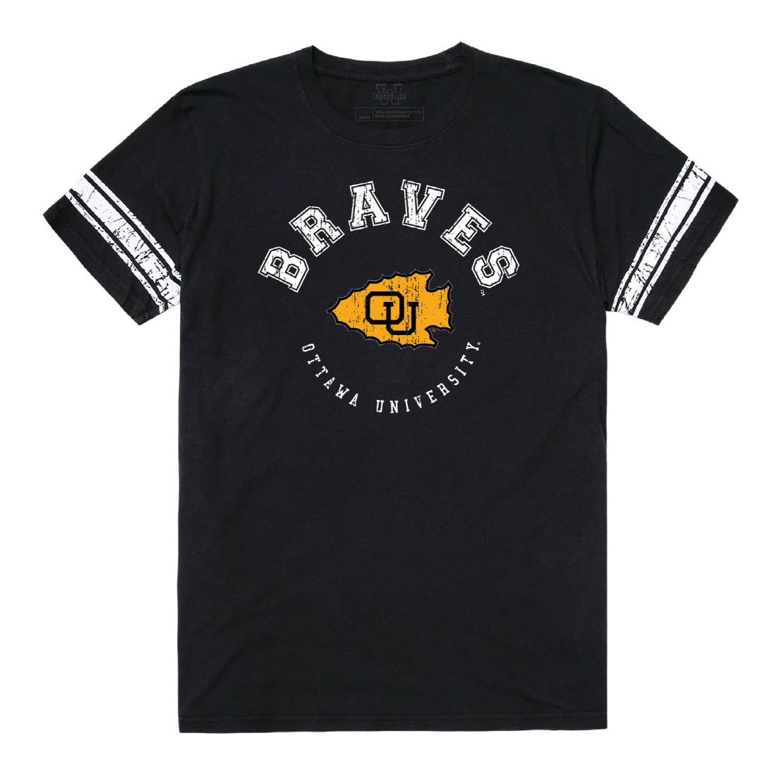 Ottawa University Braves Football Tee T-Shirt