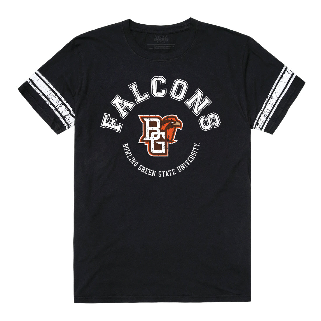 BGSU Bowling Green State University Falcons Football Tee T-Shirt