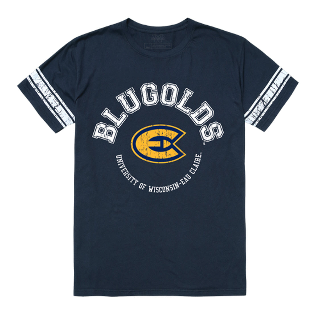 UWEC University of Wisconsin-Eau Claire Blugolds Football Tee T-Shirt