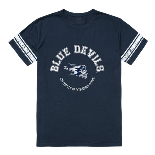 University of Wisconsin-Stout Blue Devils Football Tee T-Shirt