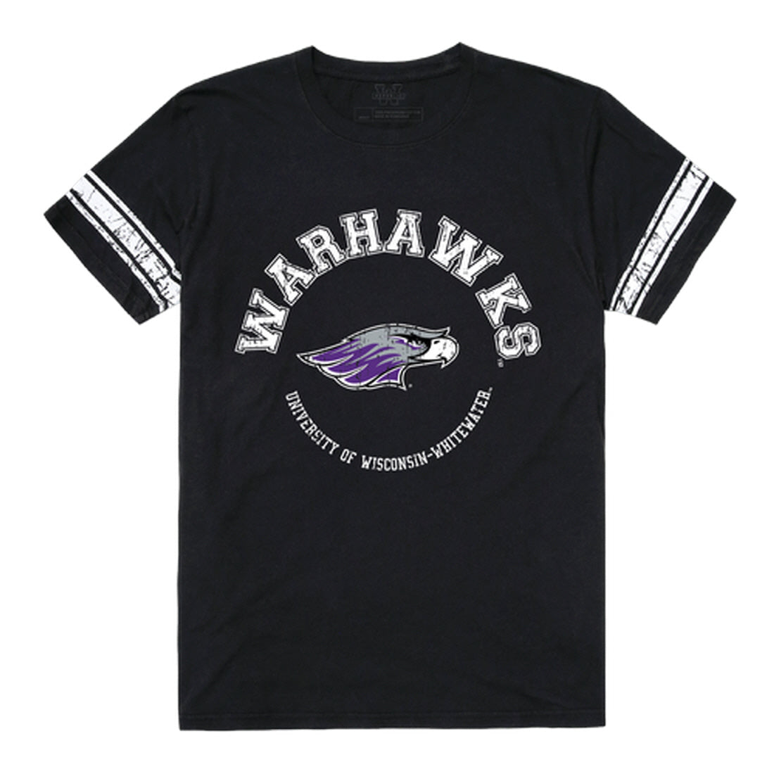 University of Wisconsin-Whitewater Warhawks Football Tee T-Shirt