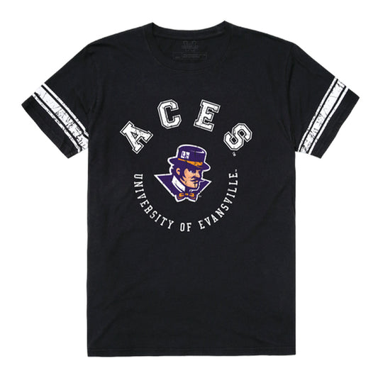 University of Evansville Purple Aces Football Tee T-Shirt