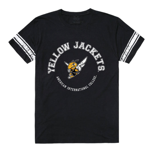 American International College Yellow Jackets Football Tee T-Shirt