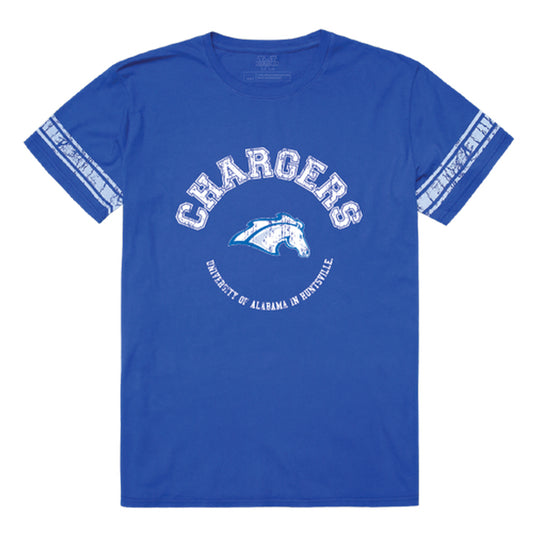 University of Alabama Huntsville Chargers Football Tee T-Shirt