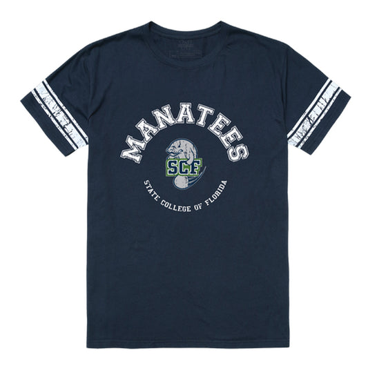 State College of Florida Manatee Football Tee T-Shirt