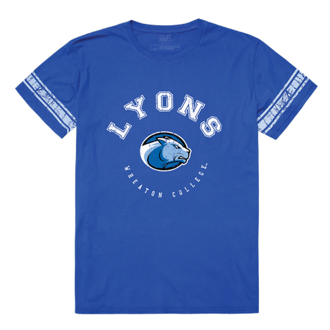 Wheaton College Lyons Football Tee T-Shirt