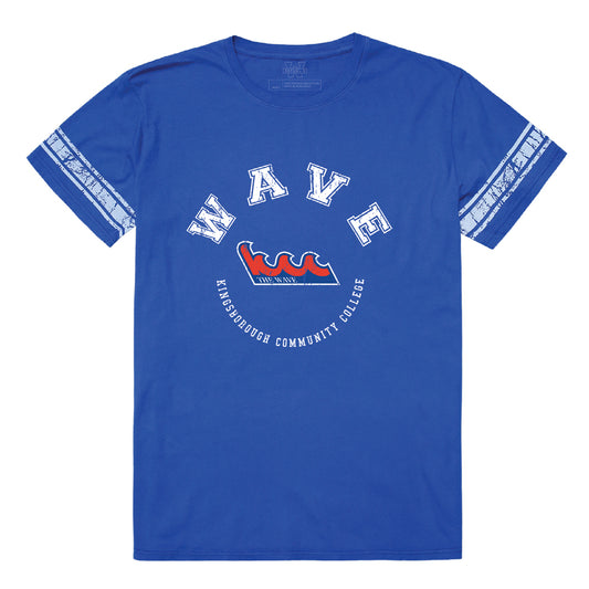 Kingsborough CC The Wave Football Tee T-Shirt