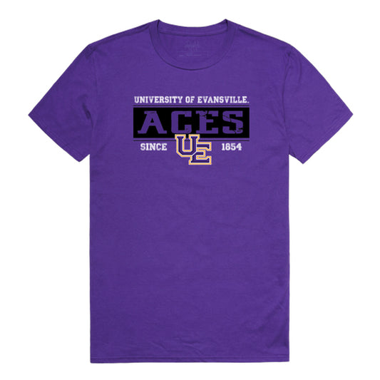 University of Evansville Purple Aces Established Tee T-Shirt