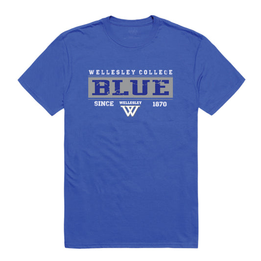 Wellesley College Blue Established Tee T-Shirt