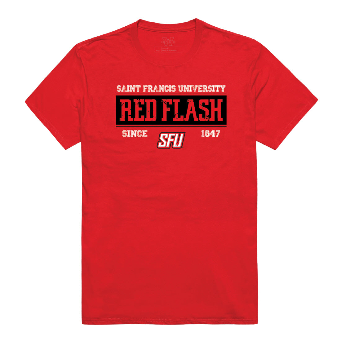 Saint Francis U Red Flash Established Tee T-Shirt