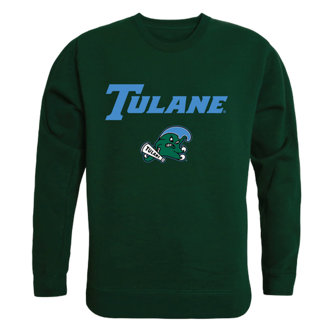 Tulane University Green Wave College Crewneck Sweatshirt