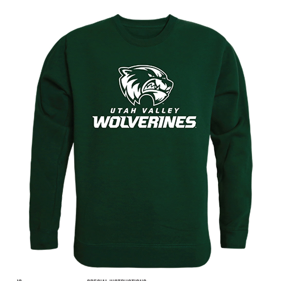 Utah Valley University Wolverines College Crewneck Sweatshirt