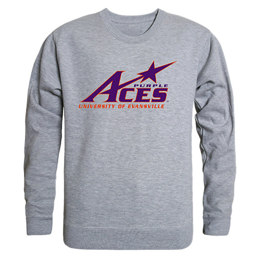 University of Evansville Purple Aces College Crewneck Sweatshirt