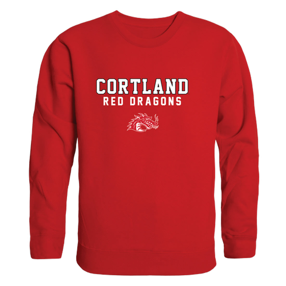 SUNY Cortland Red Dragons College Crewneck Sweatshirt