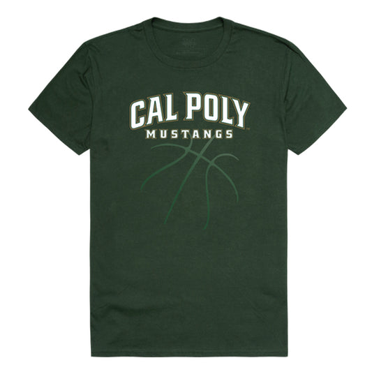 Cal Poly California Polytechnic State University Mustangs Basketball Tee T-Shirt