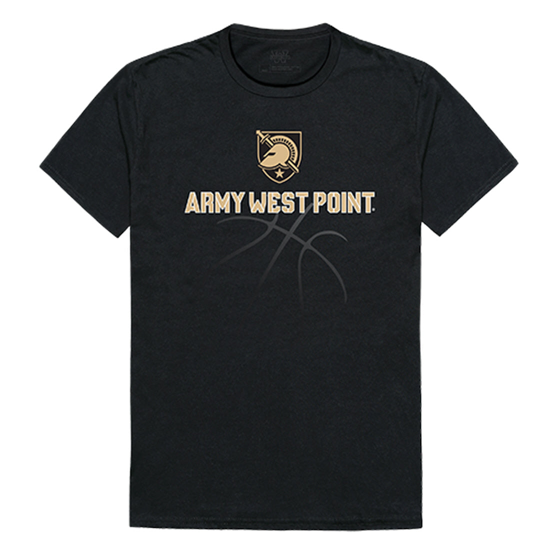 USMA United States Military Academy Army Black Nights Basketball Tee T-Shirt