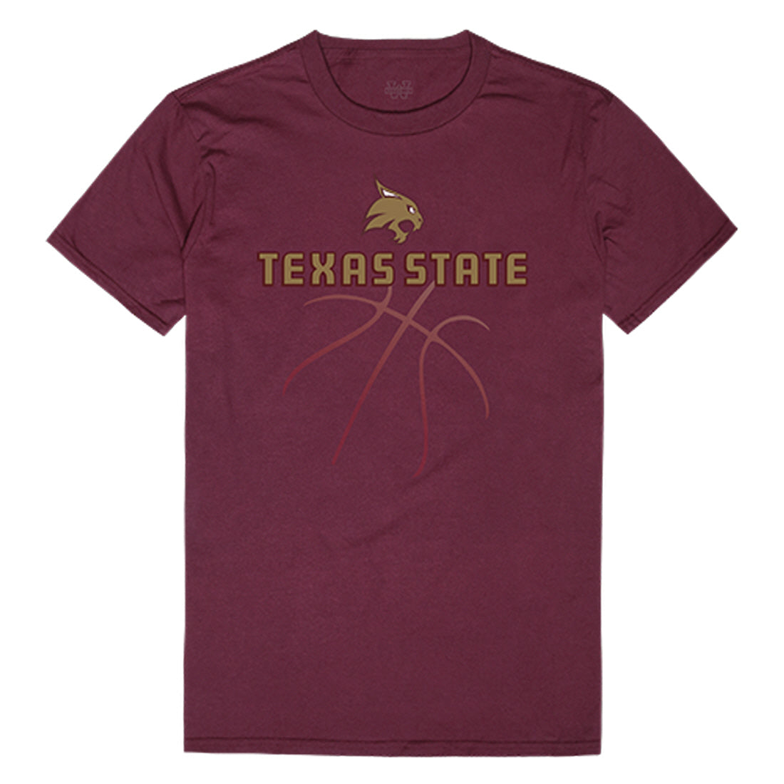 Texas State University Bobcats Basketball Tee T-Shirt