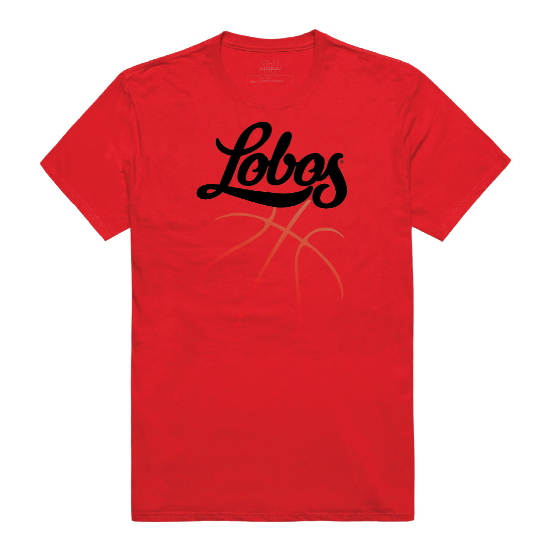 UNM University of New Mexico Lobos Basketball Tee T-Shirt