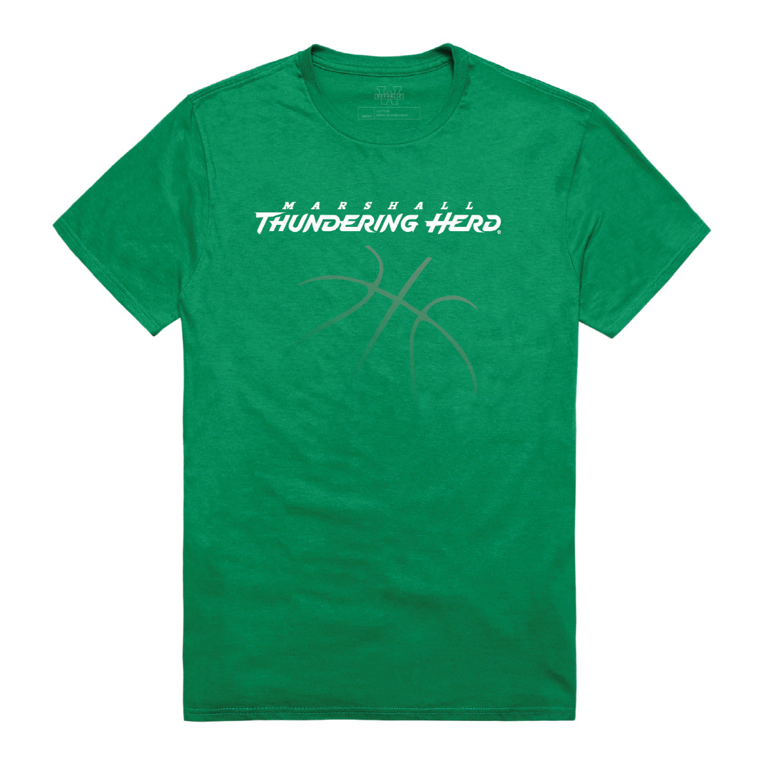 Marshall University Thundering Herd Basketball Tee T-Shirt