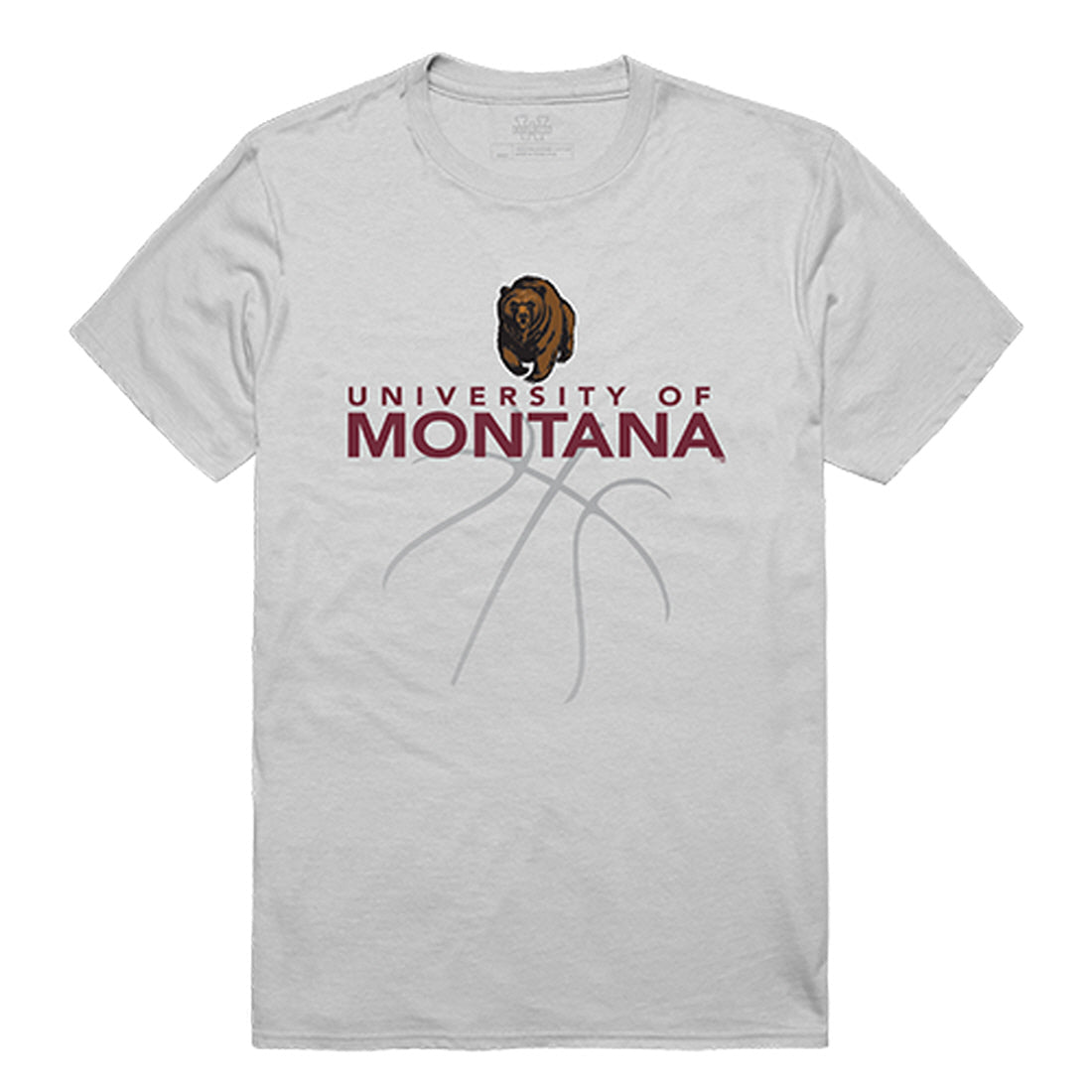 University of Montana Grizzlies Basketball Tee T-Shirt