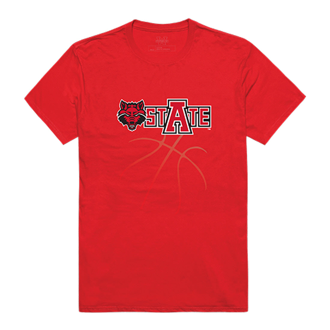 Arkansas State University Red Wolves Basketball Tee T-Shirt