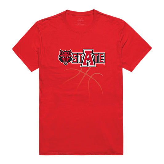 Arkansas State University Red Wolves Basketball Tee T-Shirt