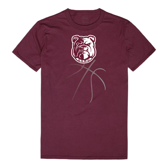 AAMU Alabama A&M University Bulldogs Basketball Tee T-Shirt