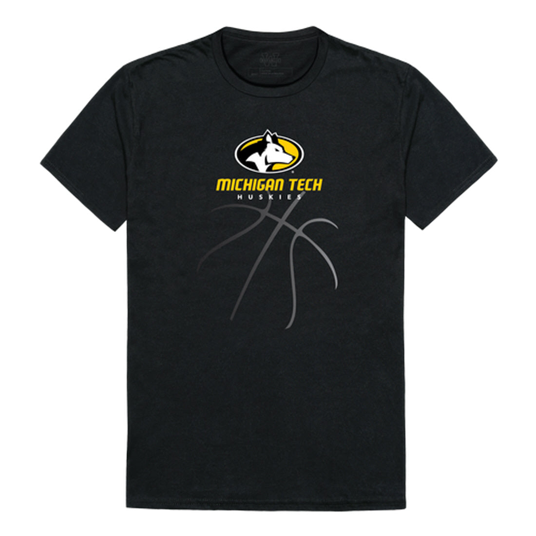 Michigan Technological University Huskies Basketball Tee T-Shirt