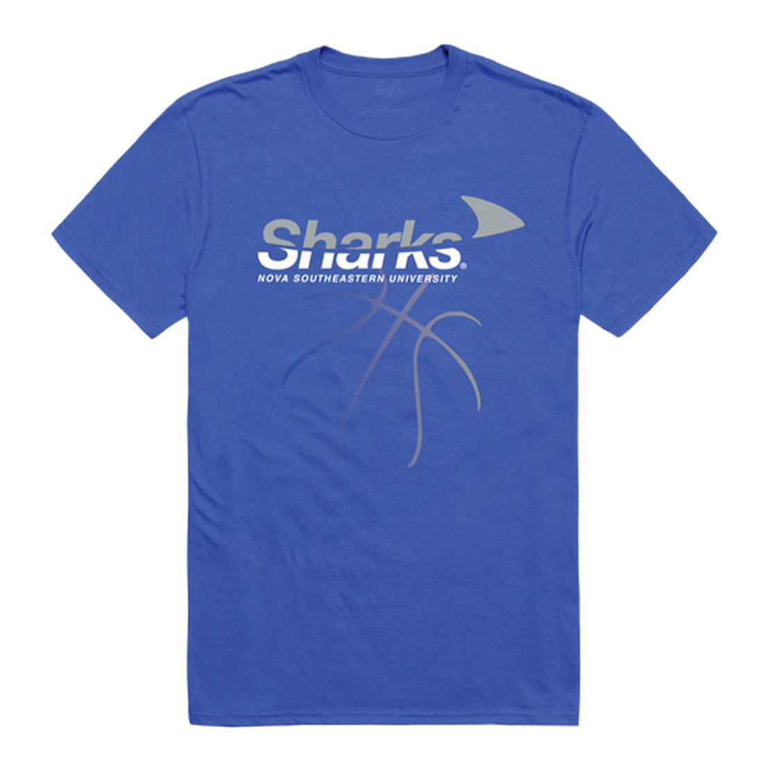 NSU Nova Southeastern University Sharks Basketball Tee T-Shirt