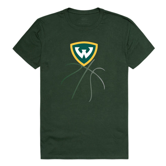 Wayne State University Warriors Basketball Tee T-Shirt