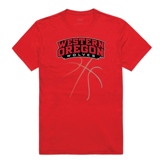 Western Oregon University Wolves Basketball Tee T-Shirt