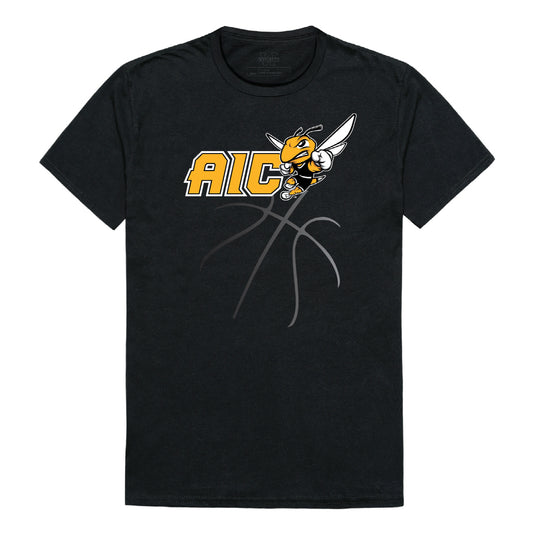 American International College Yellow Jackets Basketball Tee T-Shirt