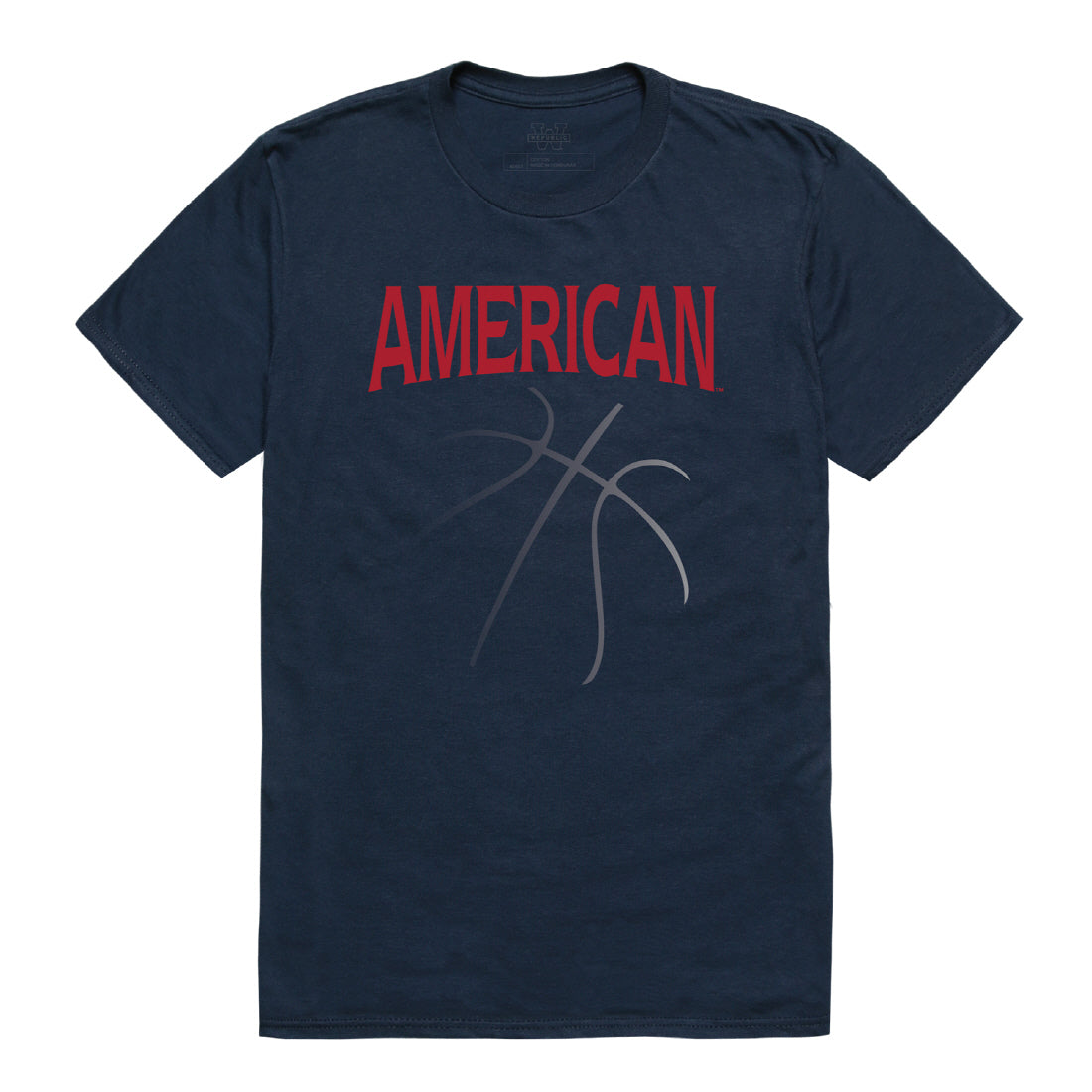 American University Eagles Basketball Tee T-Shirt