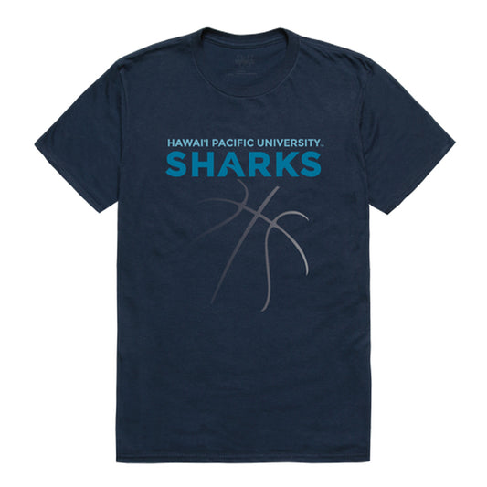 Hawaii Pacific University Sharks Basketball Tee T-Shirt