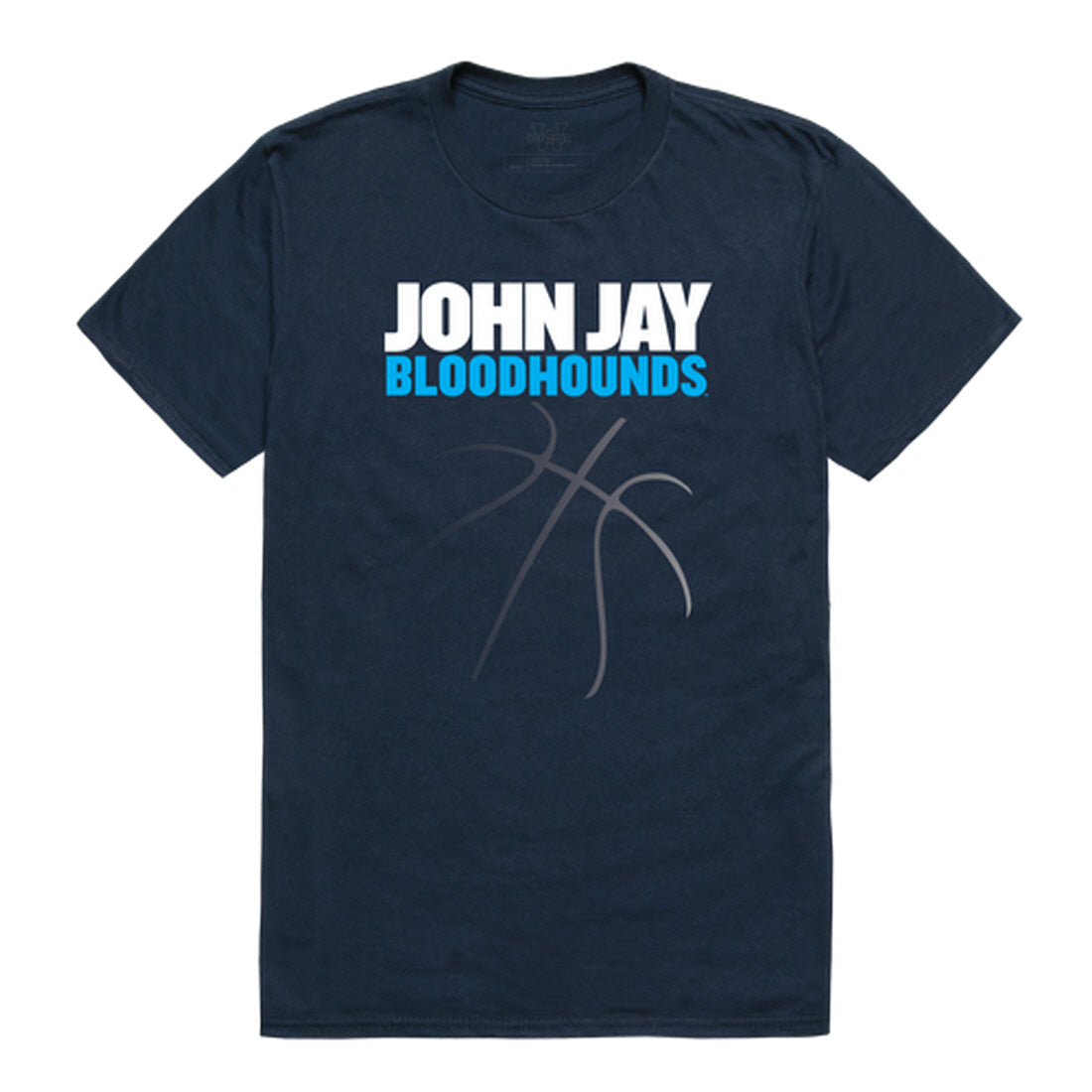 John Jay College Bloodhounds Basketball Tee T-Shirt