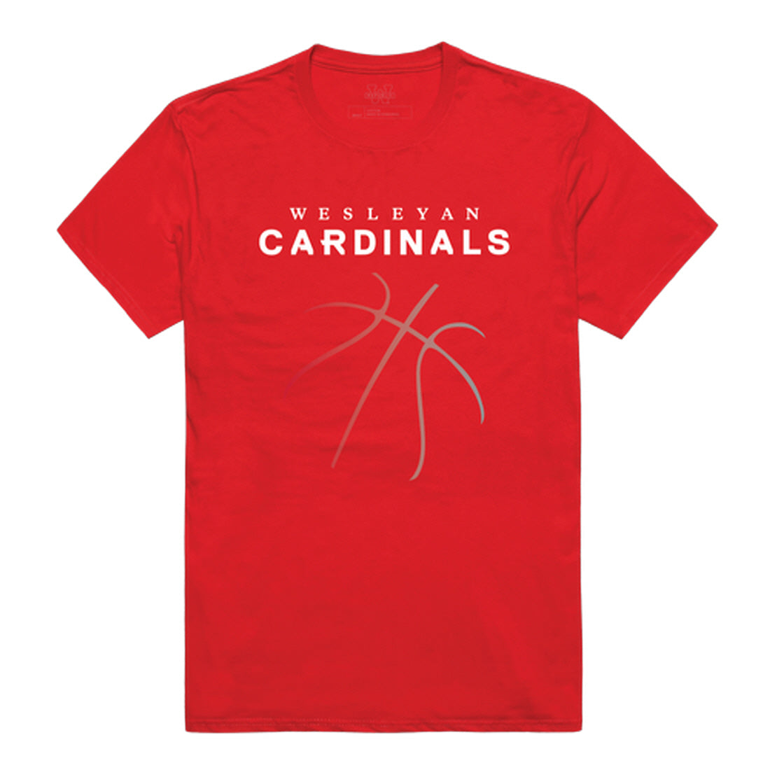 Wesleyan Cardinals Basketball Tee T-Shirt