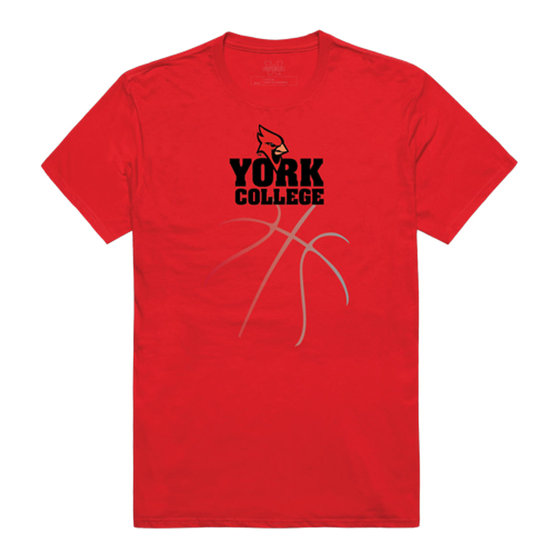 York College Cardinals Basketball Tee T-Shirt