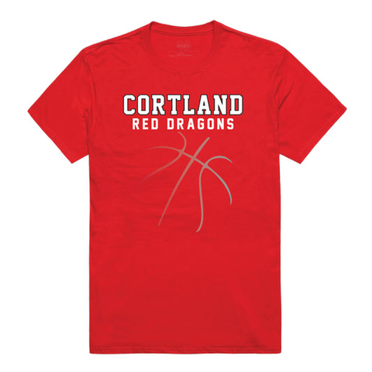 SUNY Cortland Red Dragons Basketball Tee T-Shirt