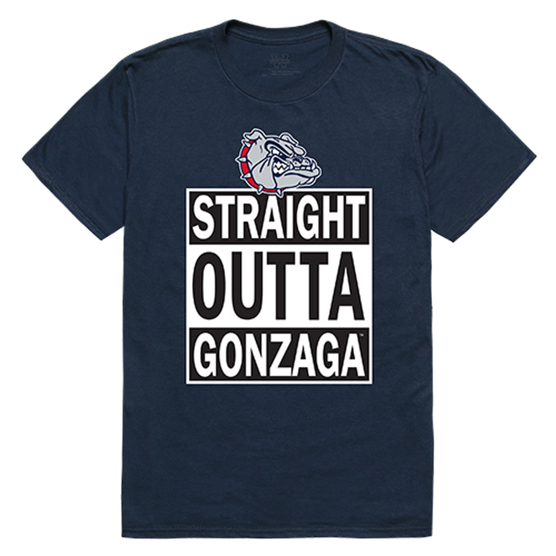 Gonzaga University Bulldogs Straight Outta Tee T-Shirt