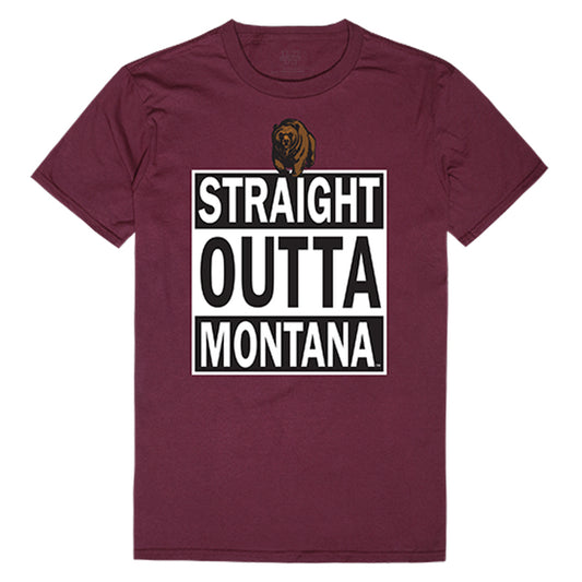 University of Montana Grizzlies Straight Outta Tee T-Shirt