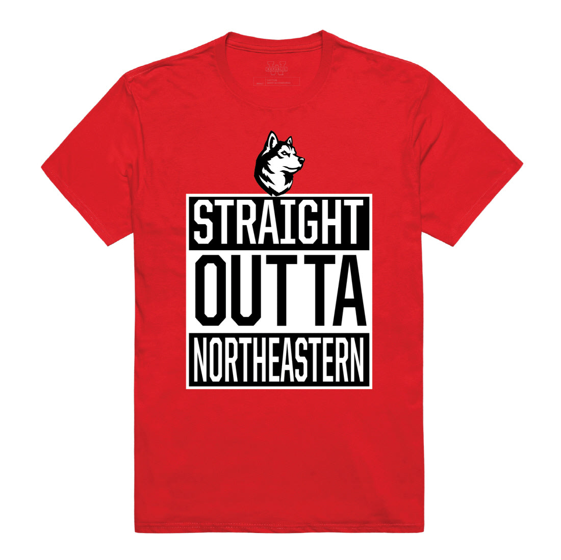 Northeastern University Huskies Straight Outta Tee T-Shirt