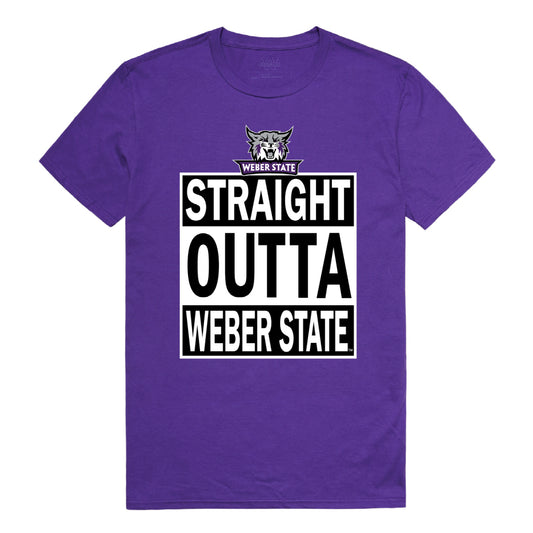 Weber State University Wildcats Straight Outta Tee T-Shirt