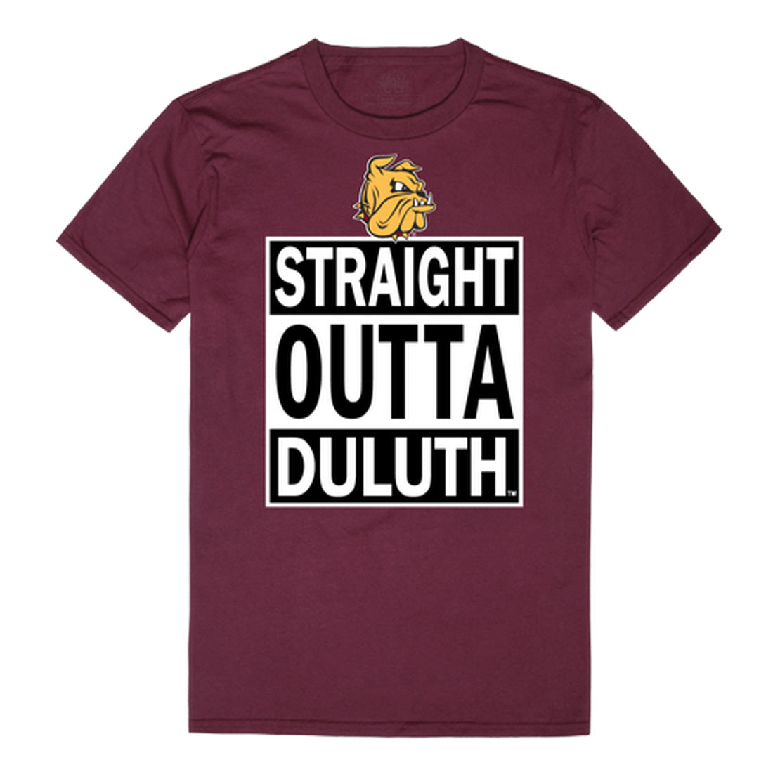 UMD University of Minnesota Duluth Bulldogs Straight Outta Tee T-Shirt